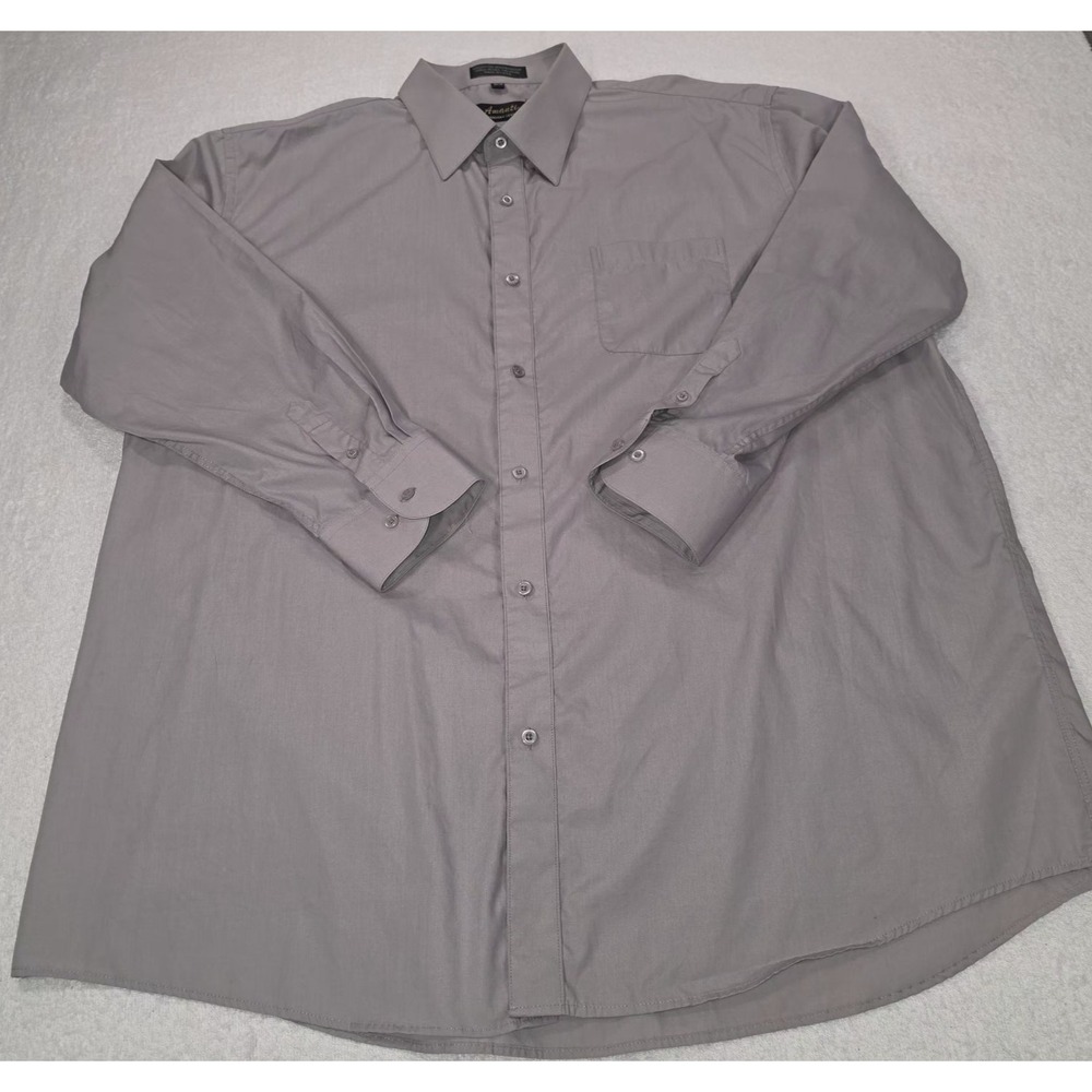 Amanti Italian Style Men's Dress Shirt Size 18.5 (34/35) – Cotton/Poly
